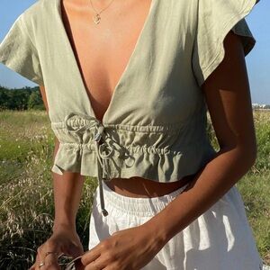 Princess Polly Green Top